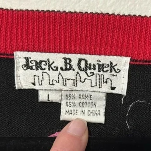 ❤️VTG Jack B. Quick Beaded Button Up Cardigan, Excellent Condition, Size Large - Picture 3 of 7